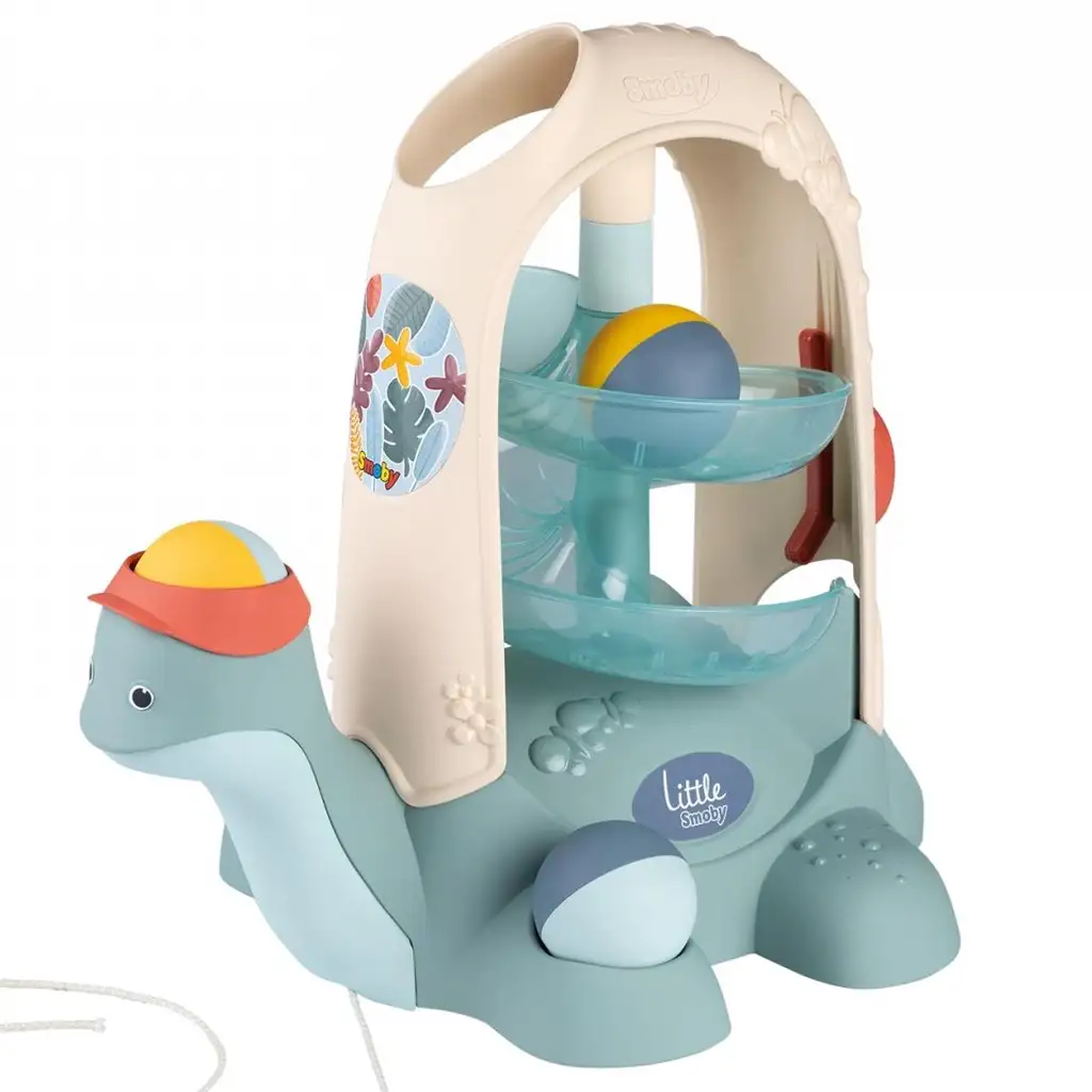 Little Smoby: Ziehschildkröte Kugelbahn Babyspielzeug - Simba Toys kép 2