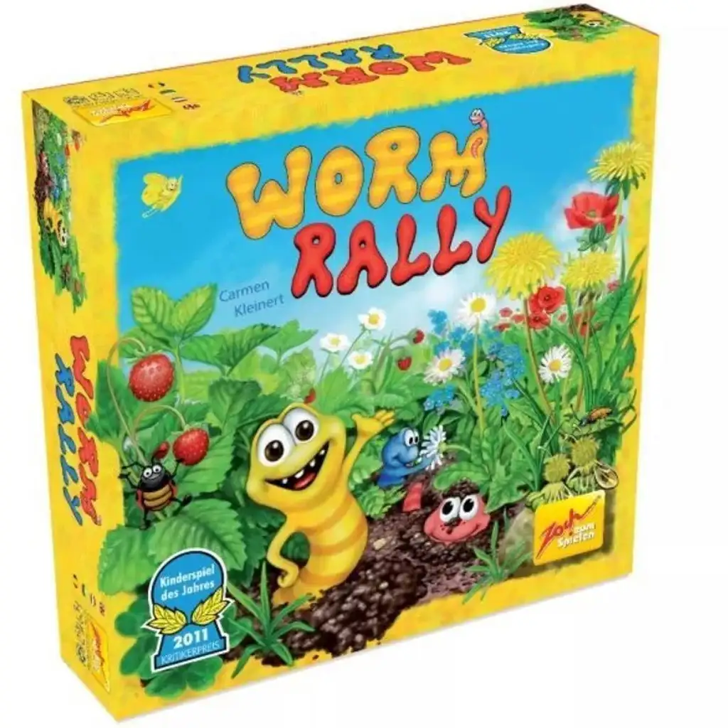 Wurm-Rallye-Brettspiel