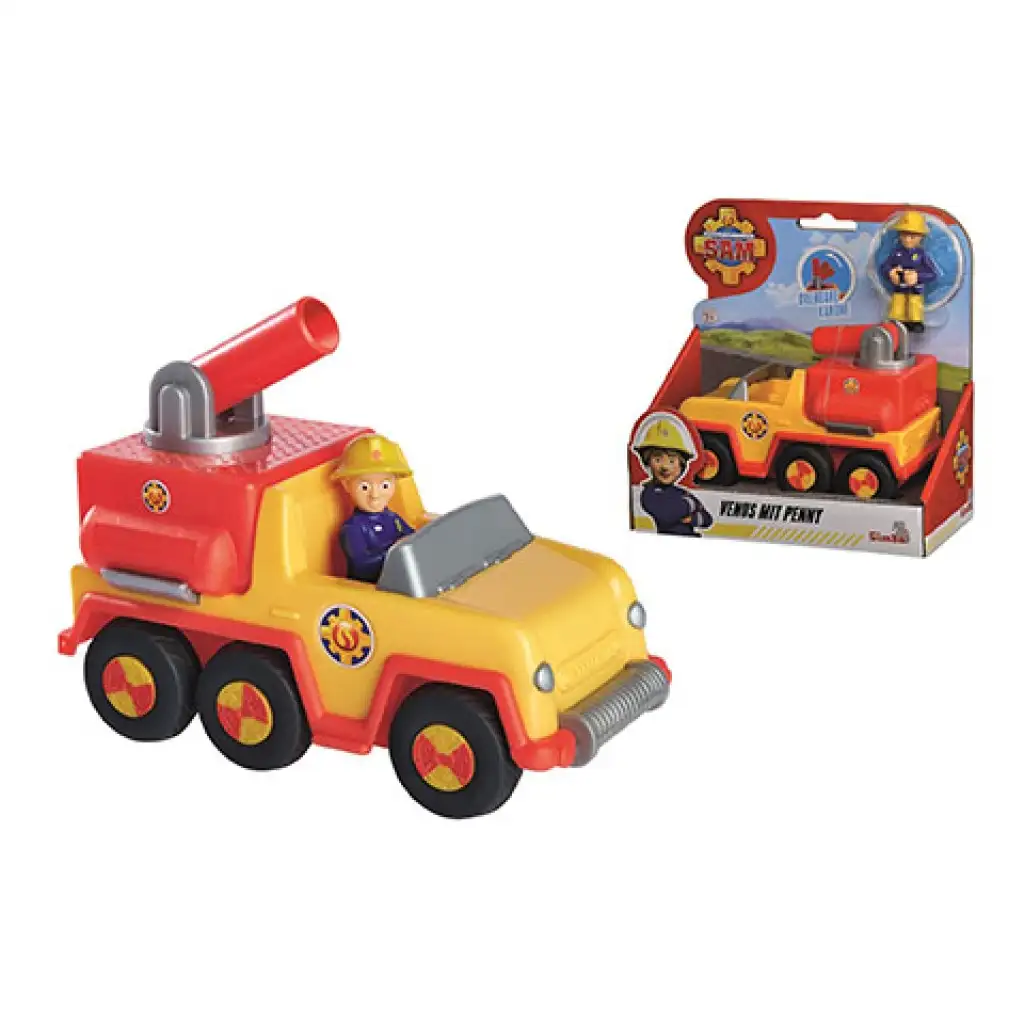Sam der Feuerwehrmann: Feuerwehrauto Venus mit Penny-Figur - Simba Toys kép 2