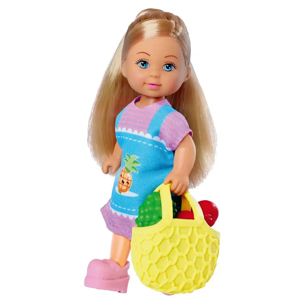 Évi Love: Évi Puppe mit Obststand Spielset - Simba Toys kép 3