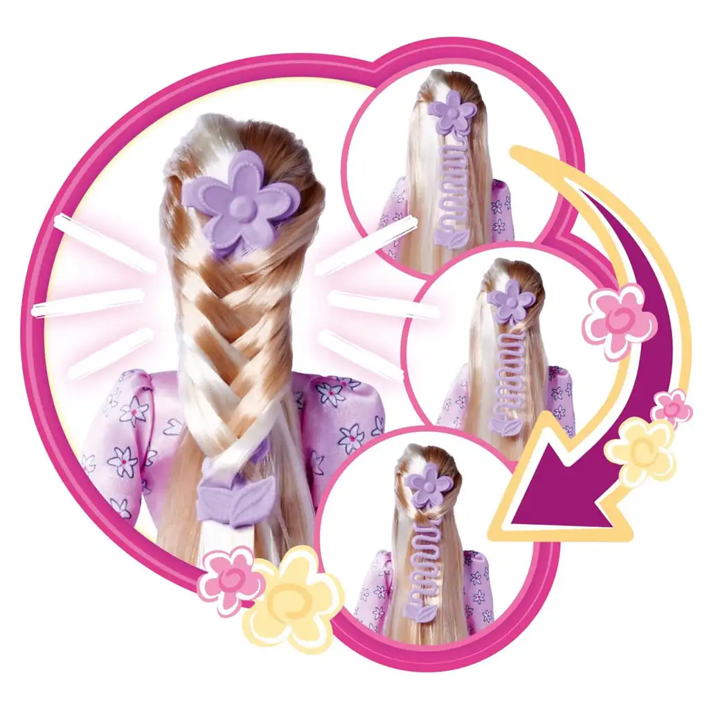 Steffi Love: Flower Hair extra langhaarige Puppe mit Zubehör - Simba Toys kép 9