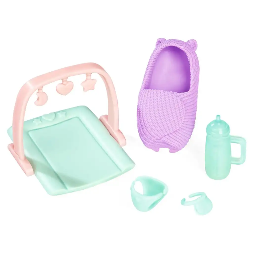 Steffi Love: Steffi schwangere Puppe mit Wiege und Zubehör - Simba Toys kép 5