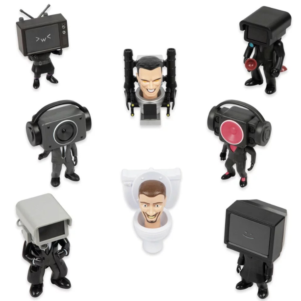 Skibidi Toilet WC Überraschungs-Minifiguren-Set 1 Stück kép 2