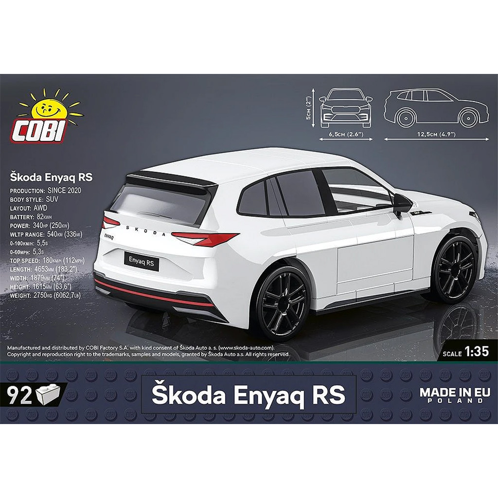 COBI: Skoda Enyaq RS Bausatz (24575) kép 3