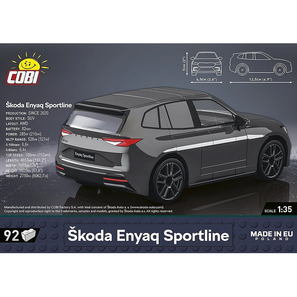 COBI: Škoda Enyaq Sportline Baukasten (24576) kép 3