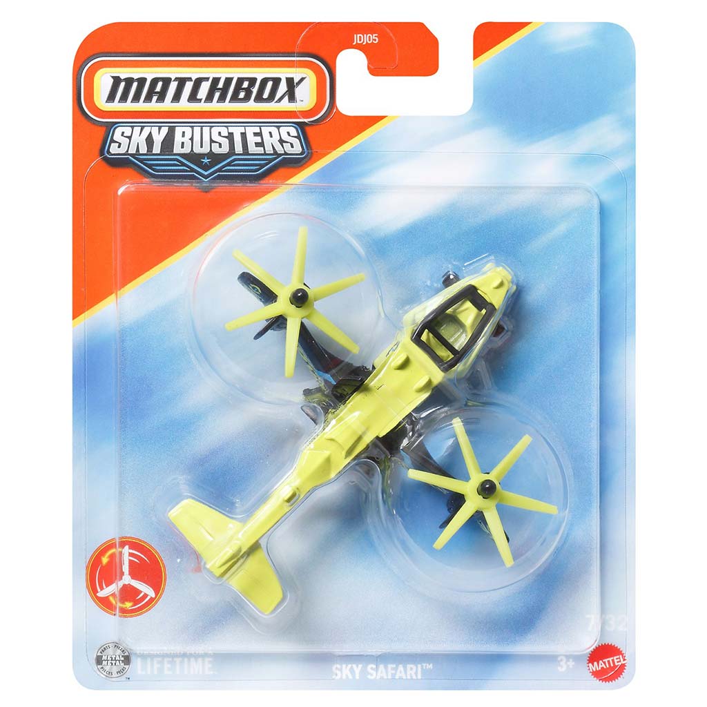 Matchbox Sky Busters: Sky Safari Flugzeugmodell 1:64 – Mattel