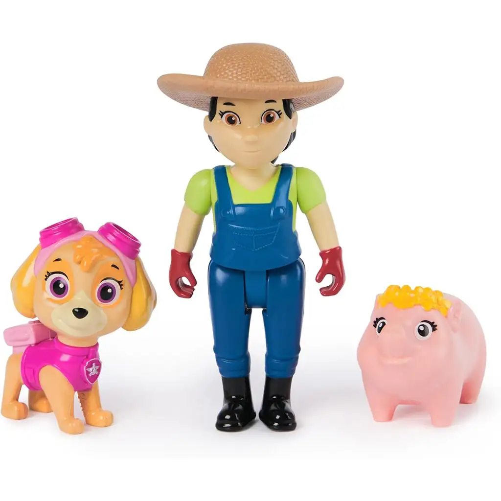 Paw Patrol: Skye Welpe und Farmer Yumi Set - Spin Master kép 2
