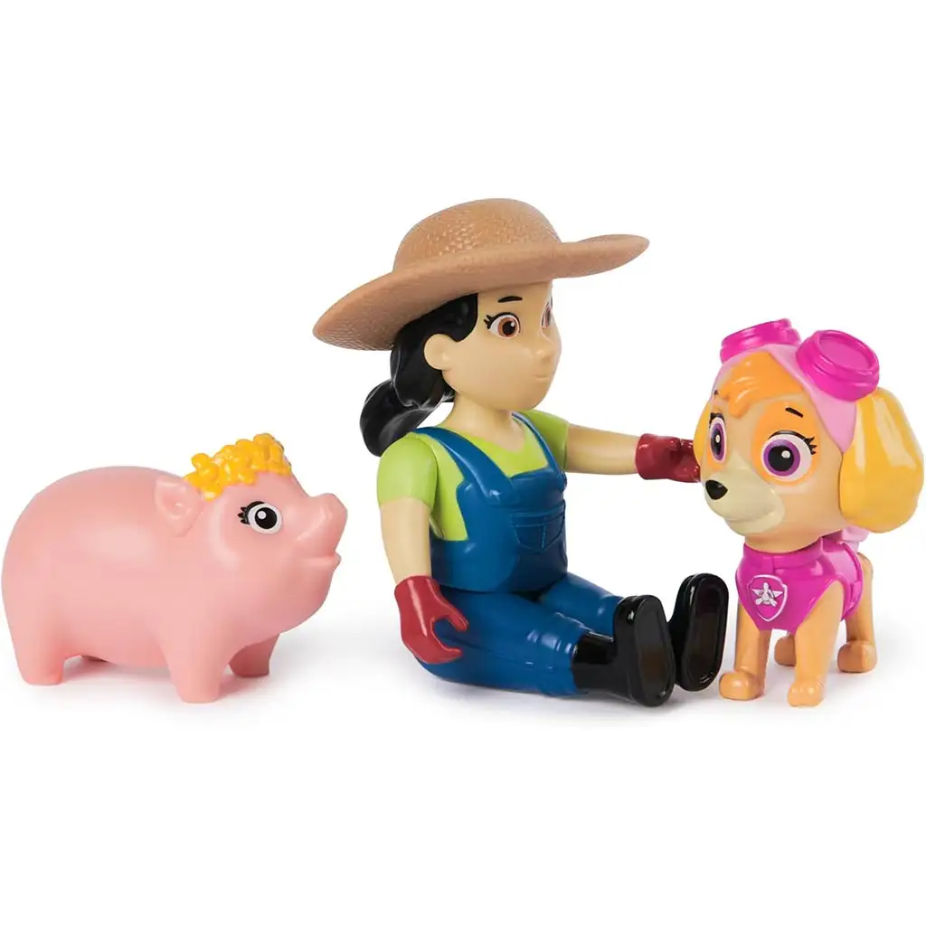 Paw Patrol: Skye Welpe und Farmer Yumi Set - Spin Master kép 3