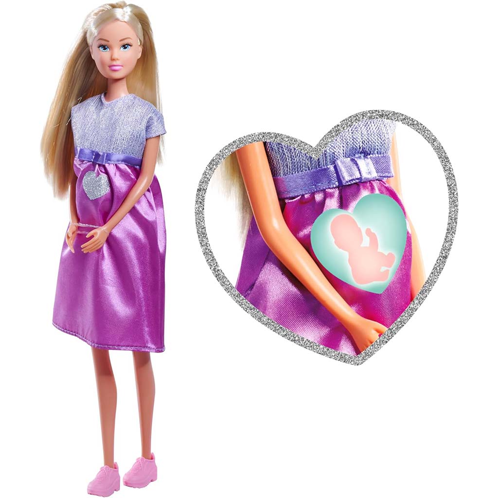 Steffi Love: Welcome Baby Steffi schwangere Puppe - Simba Toys kép 2