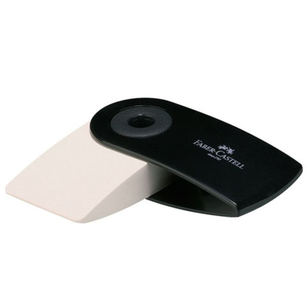 Faber-Castell: Sleeve Mini Radiergummi mit schwarzer Hülle kép 2