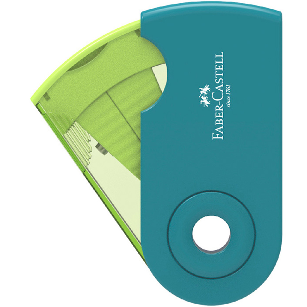 Faber-Castell: Sleeve Mini-Anspitzer, verschiedene Ausführungen, 1 Stück kép 3