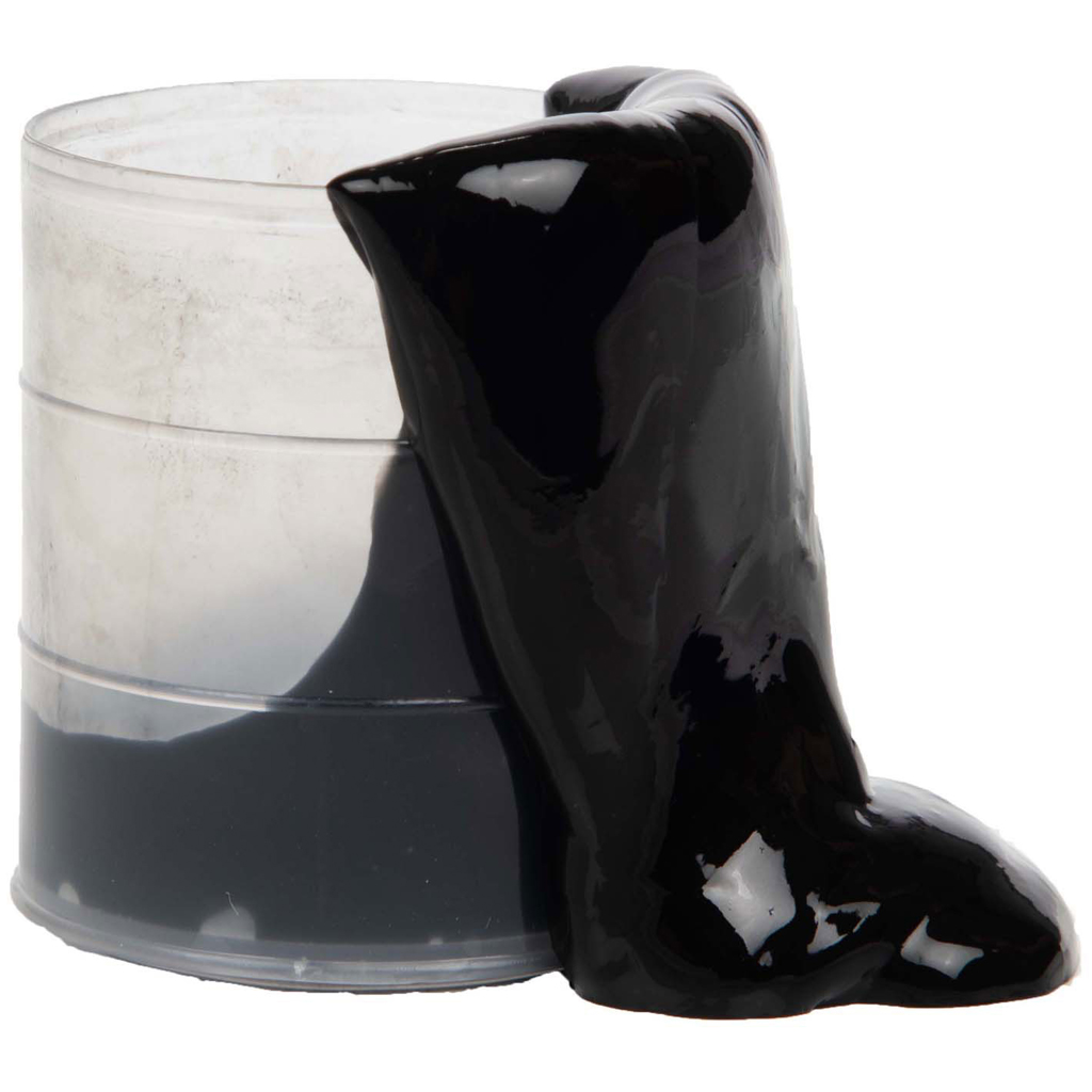 Schwarzer Slime in einem Mini-Ölfass kép 2