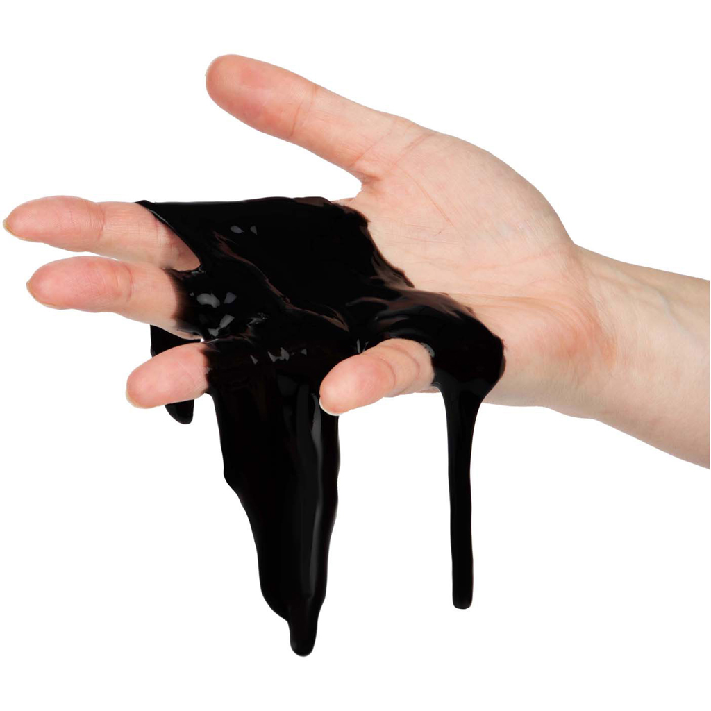 Schwarzer Slime in einem Mini-Ölfass kép 3