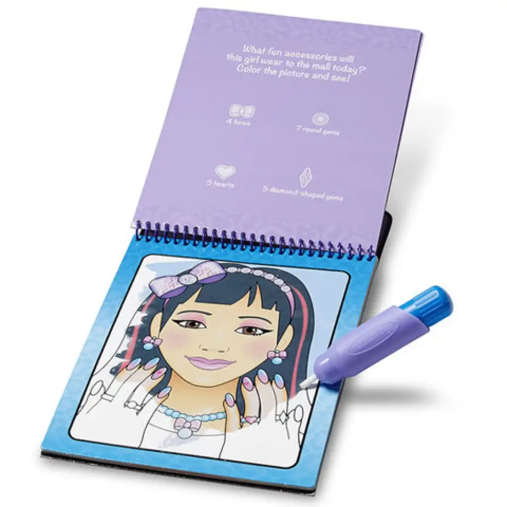 Schminken und Maniküre Zeichnen mit Wasser Kreatives Spiel - Melissa & Doug kép 2