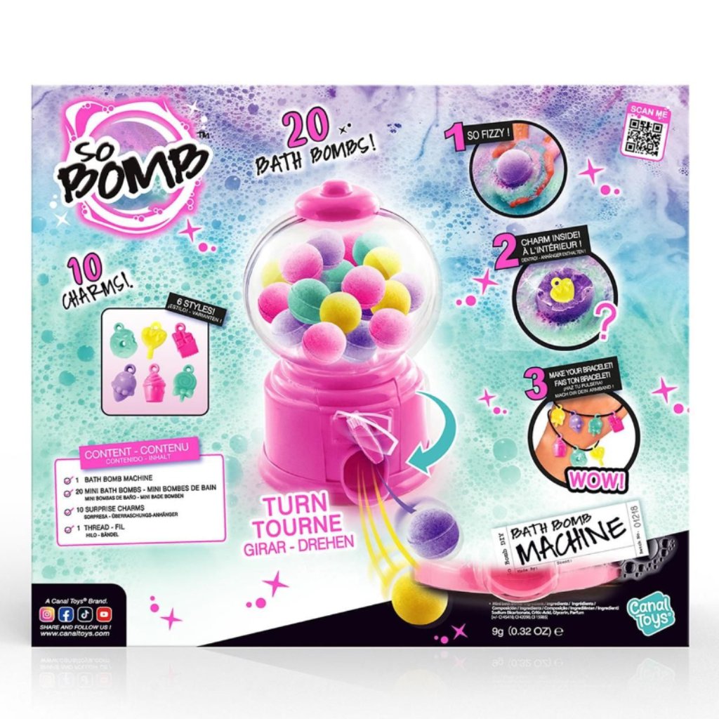 So Bomb: Badebombe in Kugelspender, mit Überraschungs-Charm kép 6