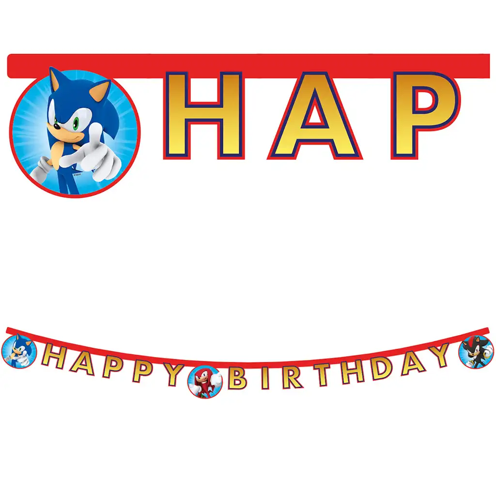 Sonic party banner kép 1