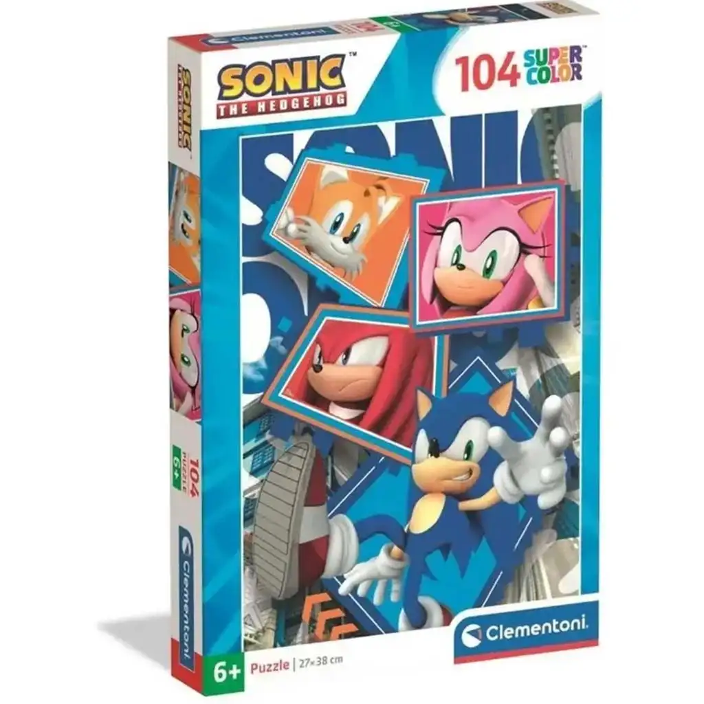 Sonic 104db-os supercolor puzzle - Clementoni kép 1