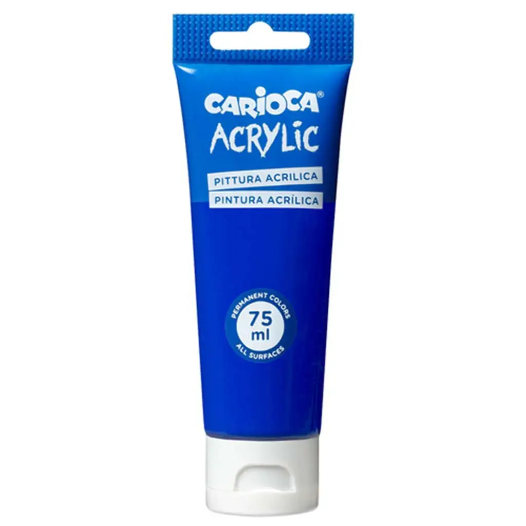 Acrylic 75ml-s akril festék sötétkék színben - Carioca kép 1