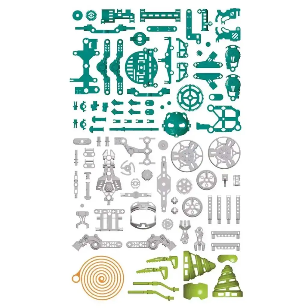 Science & Play: 3-in-1 baubare Weltraumbergbau-Roboter - Clementoni kép 4