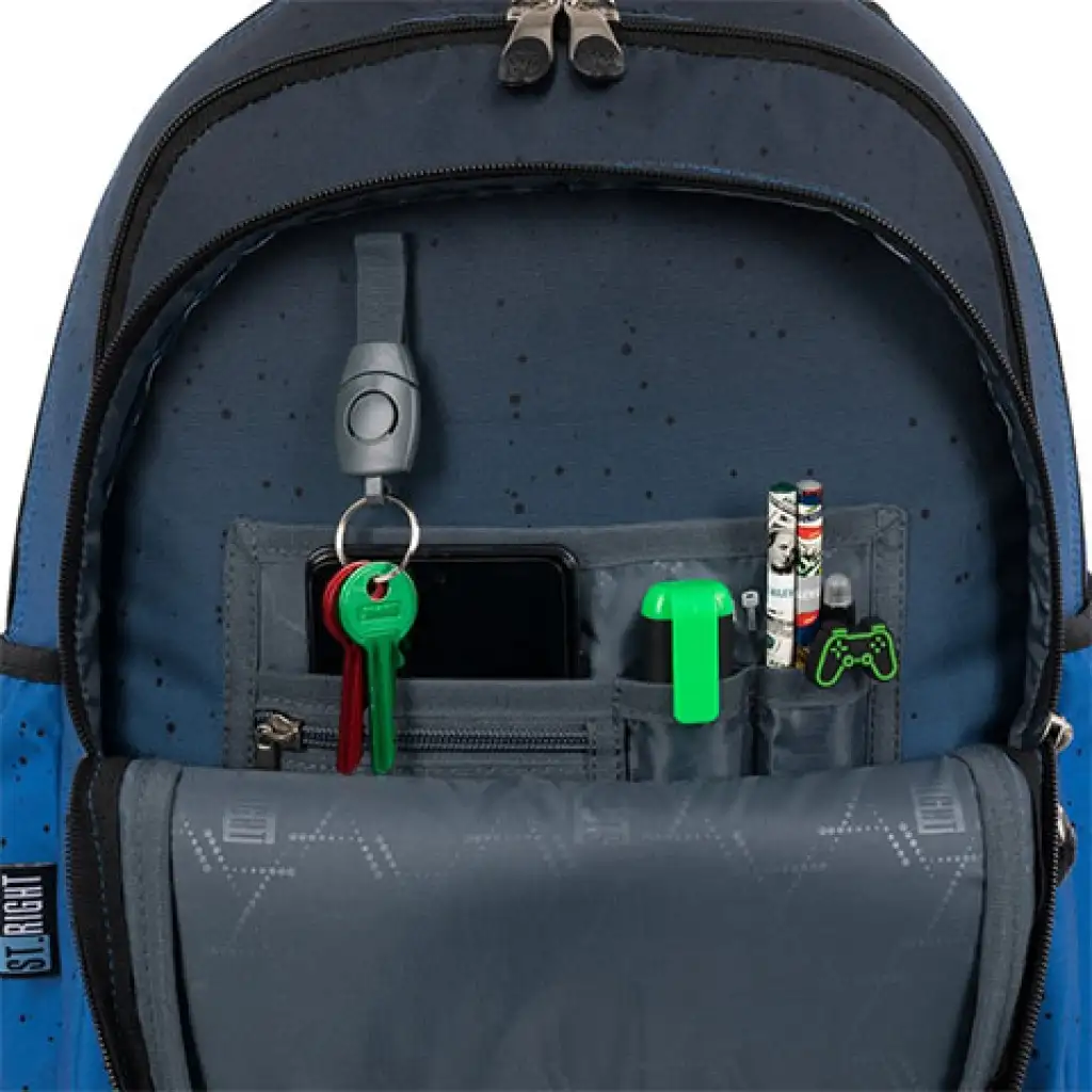 St.Right Space Moon NASA Rollrucksack, Rucksack 44x32x25cm kép 4