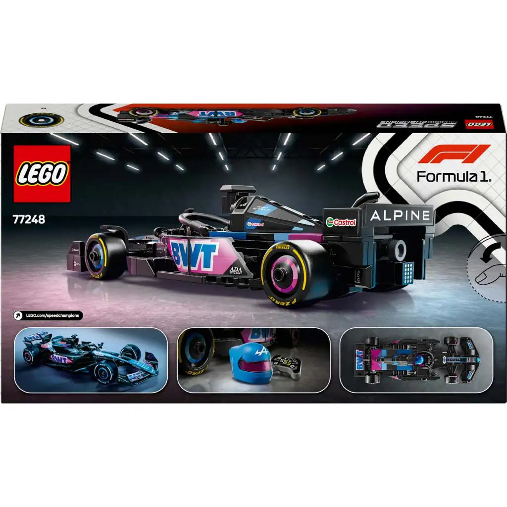 LEGO® Speed Champions: BWT Alpine F1® Team A524 Rennwagen (77248) kép 2
