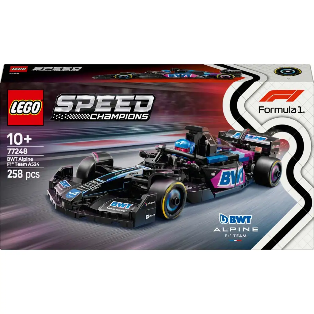 LEGO® Speed Champions: BWT Alpine F1® Team A524 Rennwagen (77248)