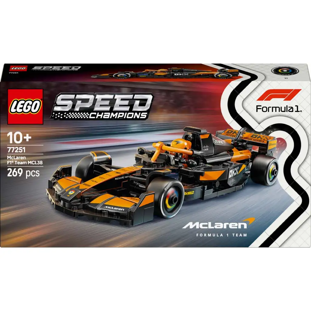 LEGO® Speed Champions: McLaren F1® Team MCL38 Rennwagen (77251)