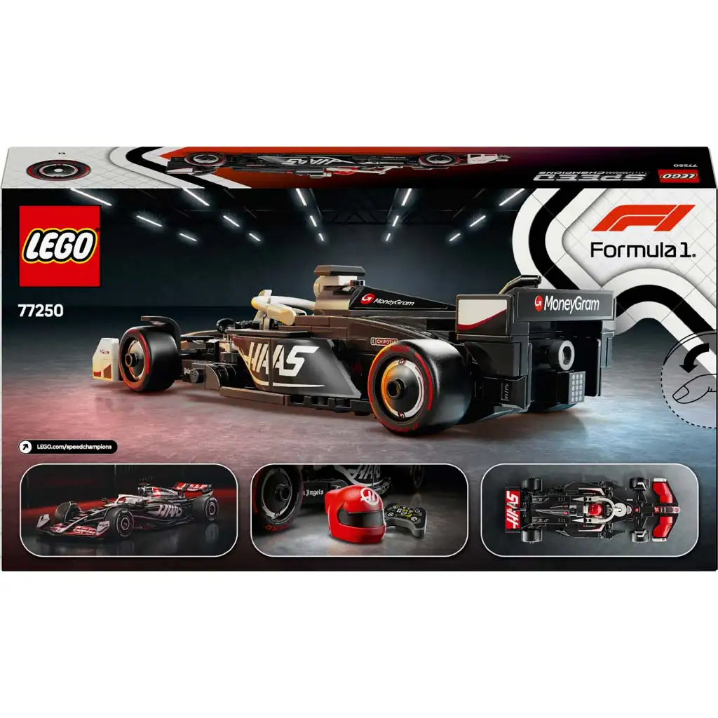 LEGO® Speed Champions: MoneyGram Haas F1® Team VF-24 Rennwagen (77250) kép 2