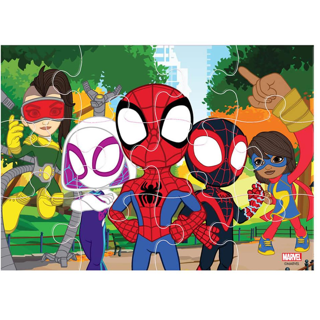 Luna: Spidey 4-in-1 Puzzle mit 12-15-20-24 Teilen kép 2