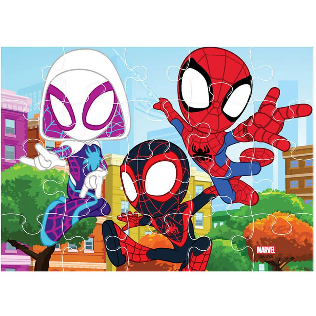 Luna: Spidey 4-in-1 Puzzle mit 12-15-20-24 Teilen kép 4