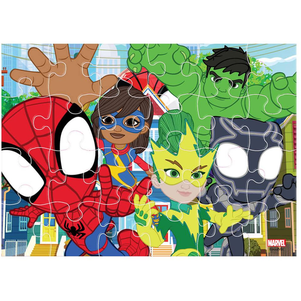 Luna: Spidey 4-in-1 Puzzle mit 12-15-20-24 Teilen kép 5