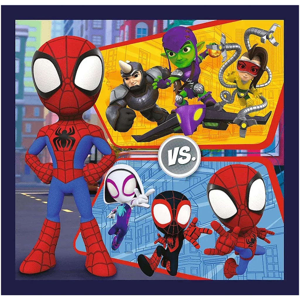 Spidey und seine Freunde 3-in-1 Puzzle mit 20, 36 und 50 Teilen – Trefl kép 3