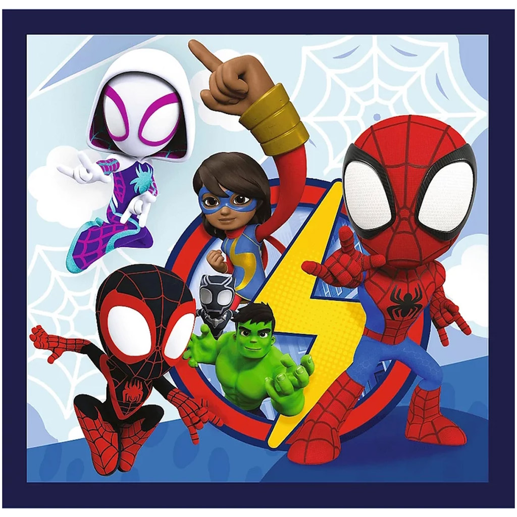 Spidey und seine Freunde 3-in-1 Puzzle mit 20, 36 und 50 Teilen – Trefl kép 4