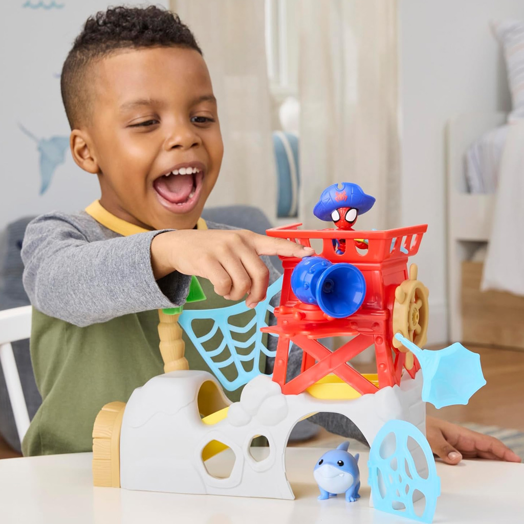 Póki und seine wunderbaren Freunde Waterwebs: Pókis Insel Spielset – Hasbro kép 3