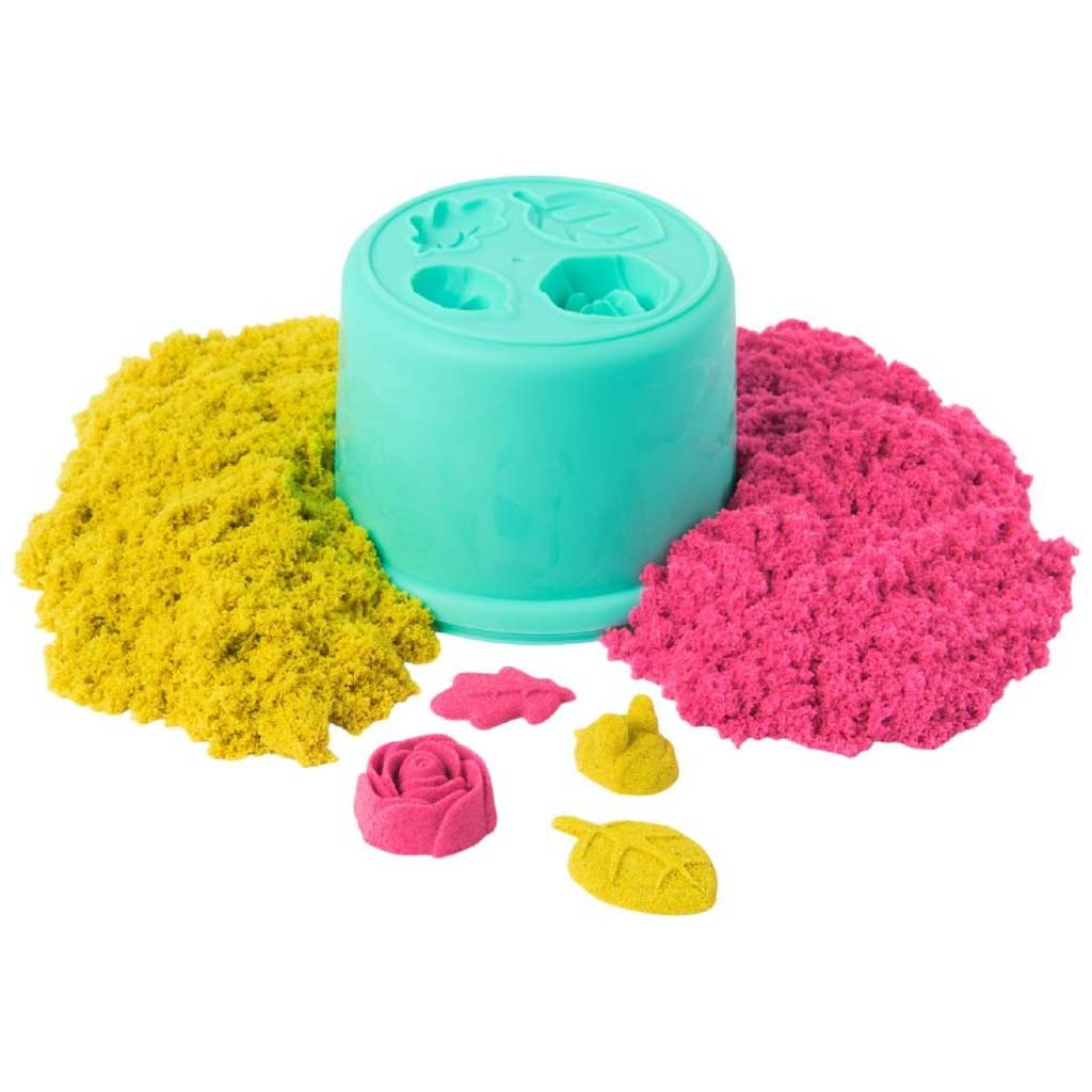 Kinetic Sand: Squish Blossom Zauberblumen Sandknete-Set – Spin Master kép 3