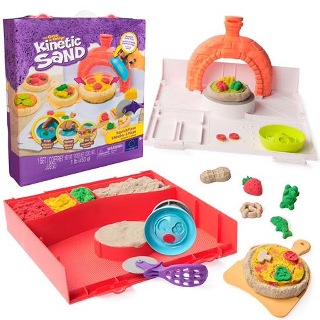 Kinetic Sand: Squish Pizza Sandset – Spin Master kép 2