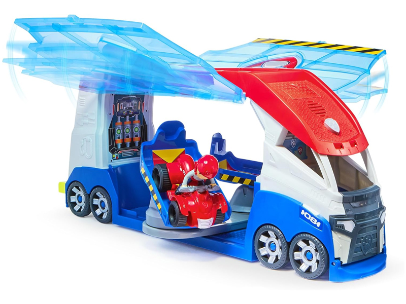 Paw Patrol: Einsatz-Teamtransporter-LKW mit Sound, Ryder-Figur und Fahrzeug - Spin Master kép 3