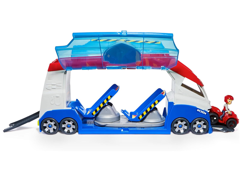 Paw Patrol: Einsatz-Teamtransporter-LKW mit Sound, Ryder-Figur und Fahrzeug - Spin Master kép 4