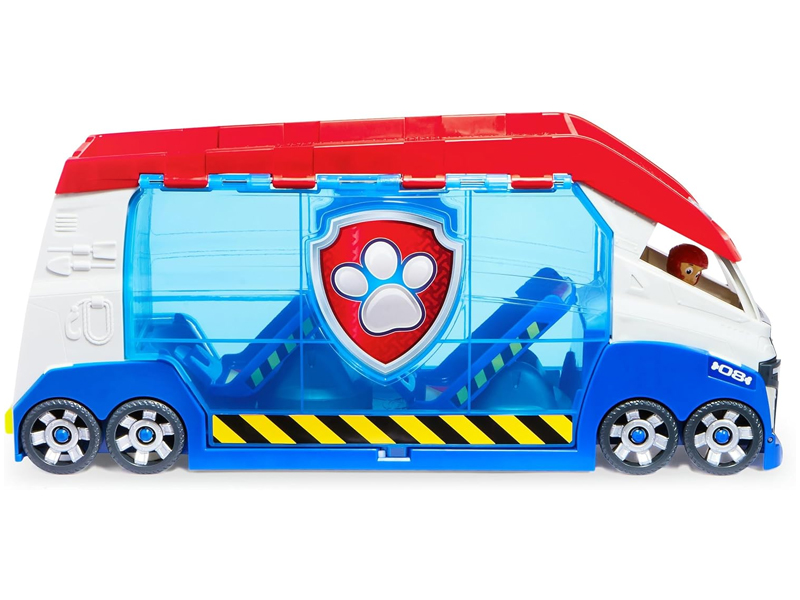 Paw Patrol: Einsatz-Teamtransporter-LKW mit Sound, Ryder-Figur und Fahrzeug - Spin Master kép 7