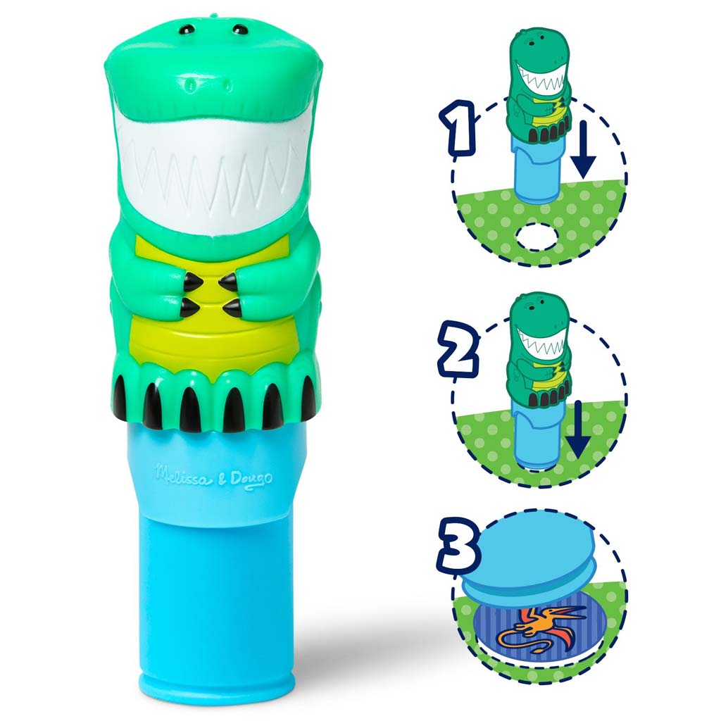 Melissa & Doug: Sticker WOW! Sticker Stempel – Dino – Spin Master kép 2