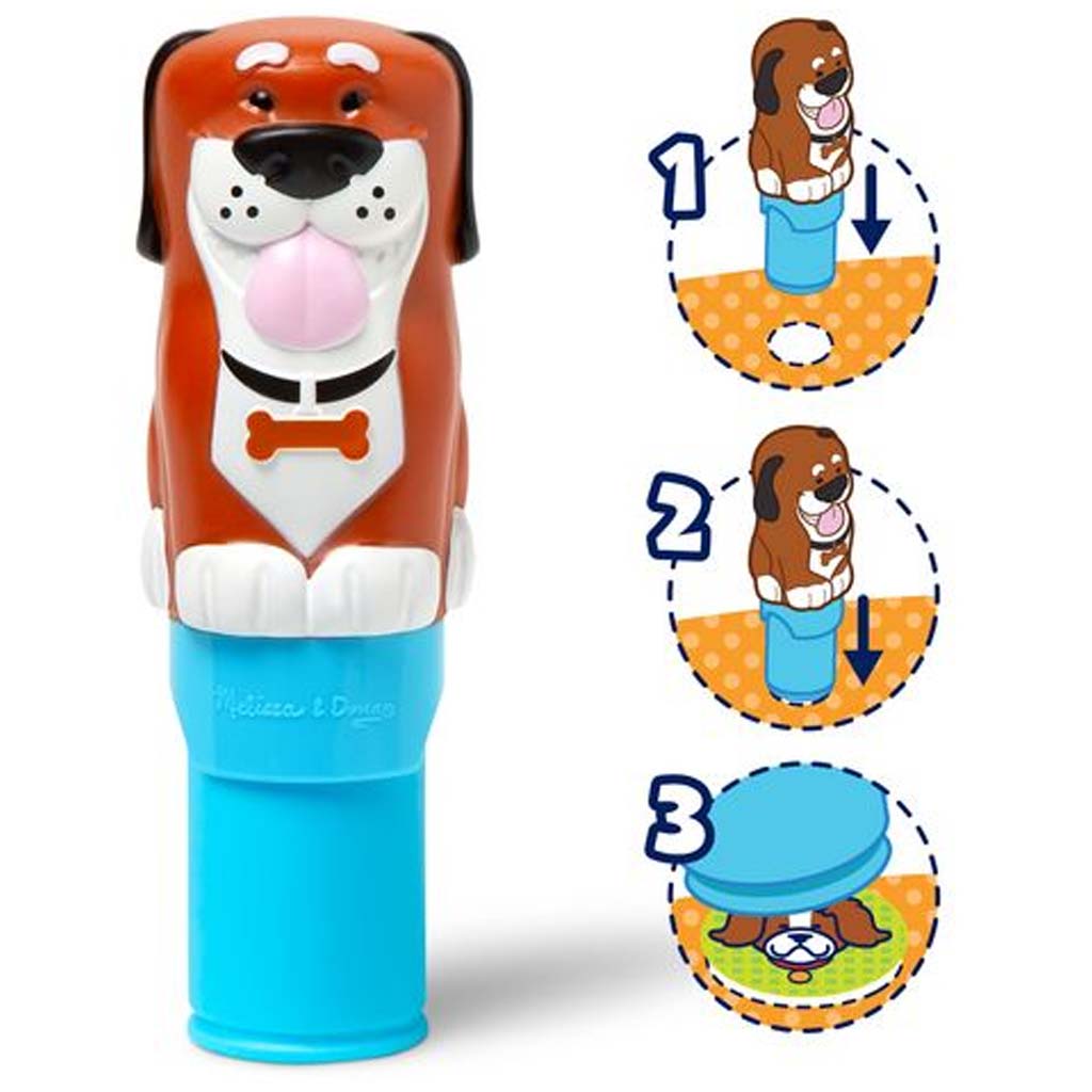 Melissa & Doug: Sticker WOW! Aufkleber-Stempel – Hund – Spin Master kép 2