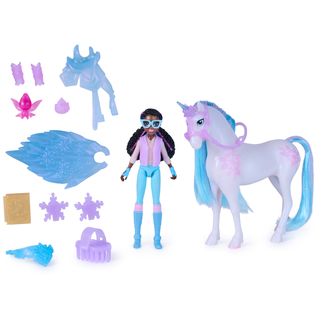 Einhorn-Akademie: Glaciers juwelenbesetztes Abenteuer Story-Paket - Spin Master kép 2