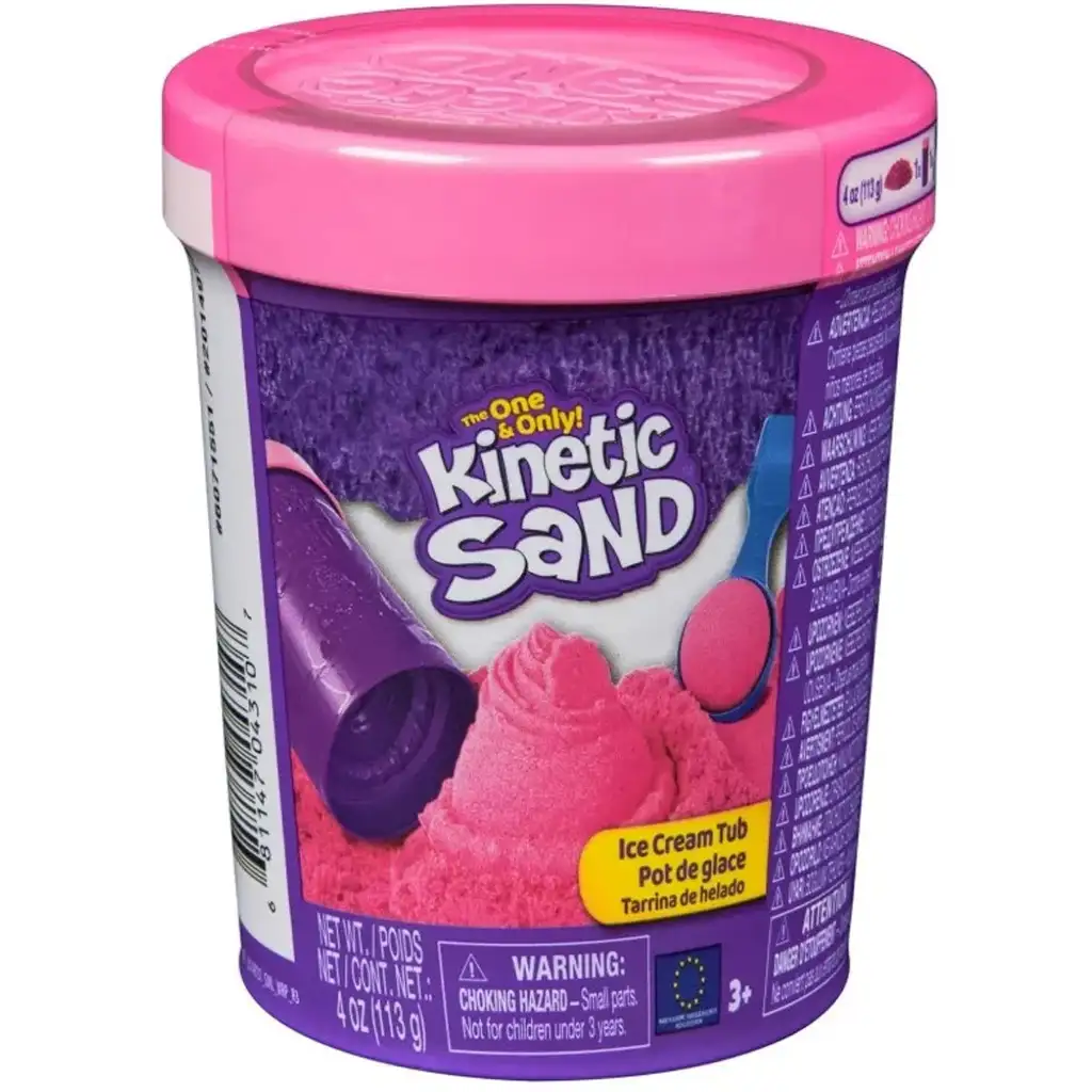 Kinetic Sand: Eiscreme-Box mit rosa Sandknete - Spin Master