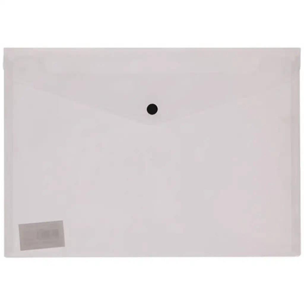 Spirit: Weiße transparente Dokumentenmappe in A4-Größe