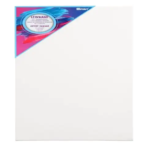 Spirit: Gespannte weiße Leinwand 60x80cm