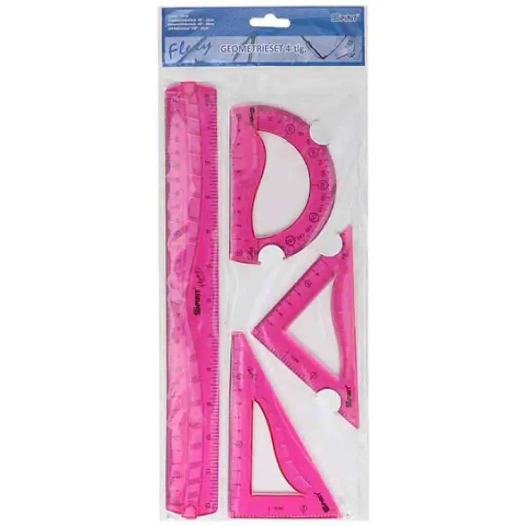 Spirit: Flexibles 4-teiliges Lineal-Set in verschiedenen Farben kép 2