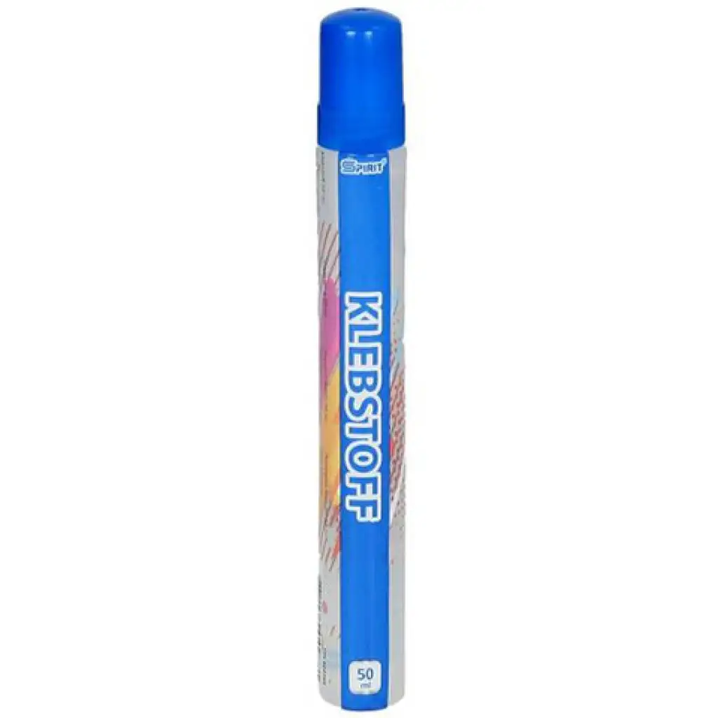 Spirit: Flüssiger, transparenter Kleber in zylindrischer Tube, 50ml