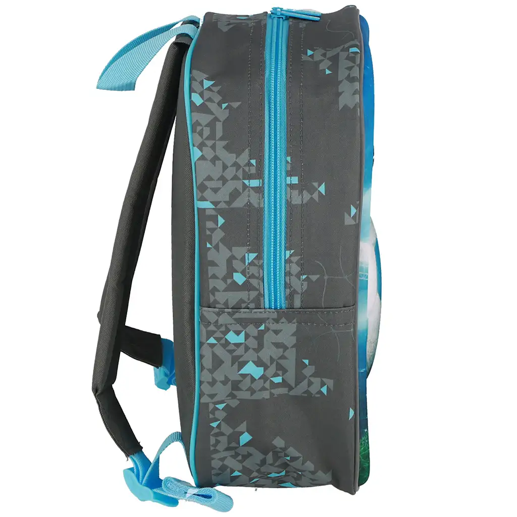 Spirit: Football Champion Fußball 3D gemusterter abgerundeter Kindergartenrucksack 30x25x12cm kép 4