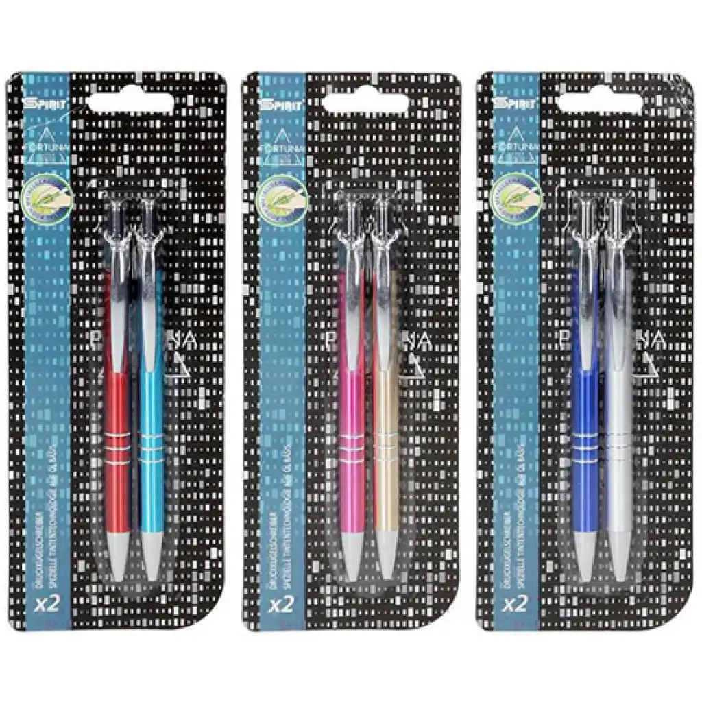 Spirit: Fortuna Kugelschreiber in verschiedenen Farben, 2er-Set