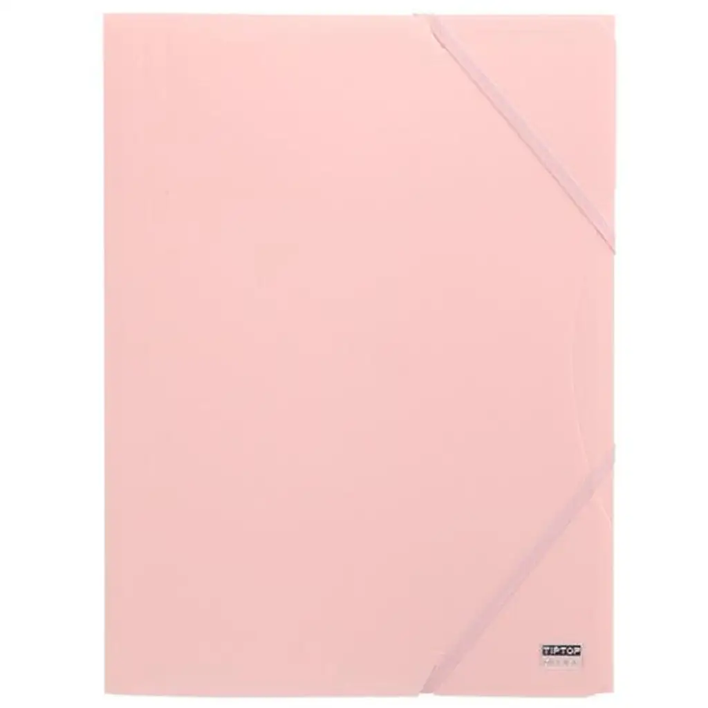 Spirit: Pastellorange Gummimappe A4